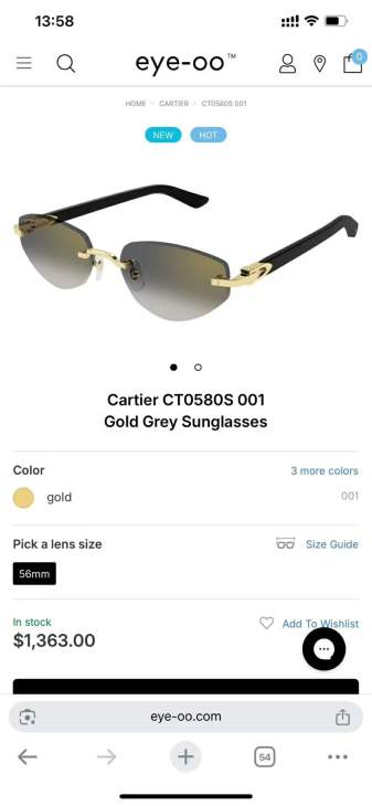 Picture of Cartier Sunglasses _SKUfw79479318fw